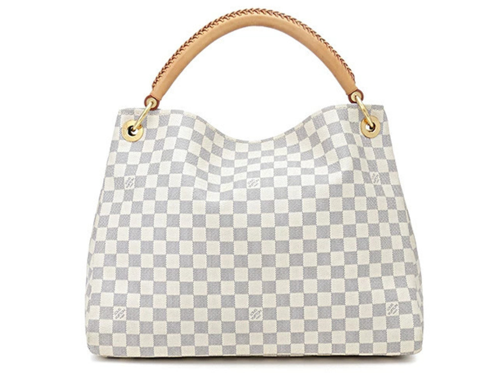 LOUIS VUITTON Artsy Handbag Damier Azur White